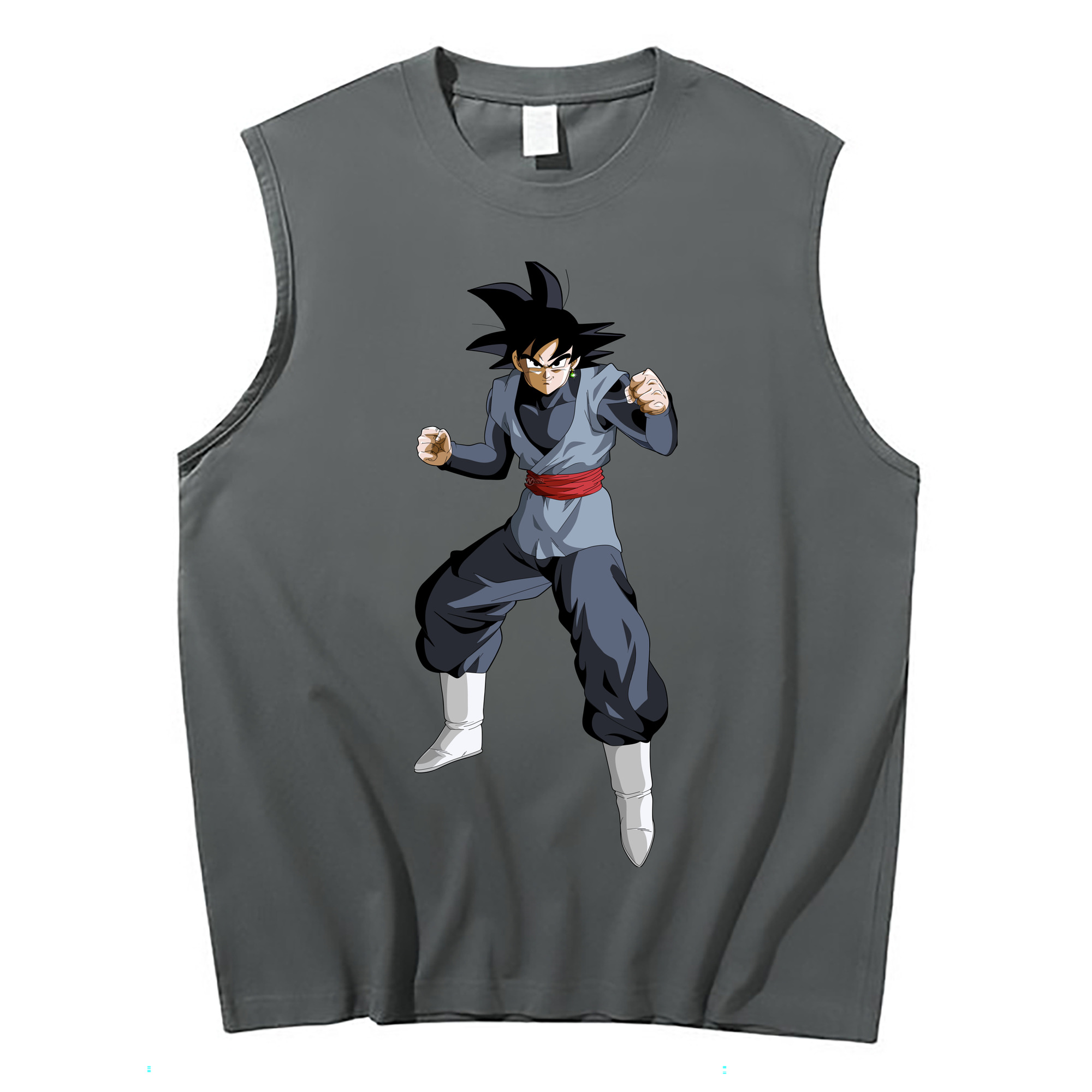 （画像用） ドラゴンボール ベジータ四世（Bejīta Yonsei）DRAGON BALL Vegeta IV コットン100％タンクトップ（フロントプリント）